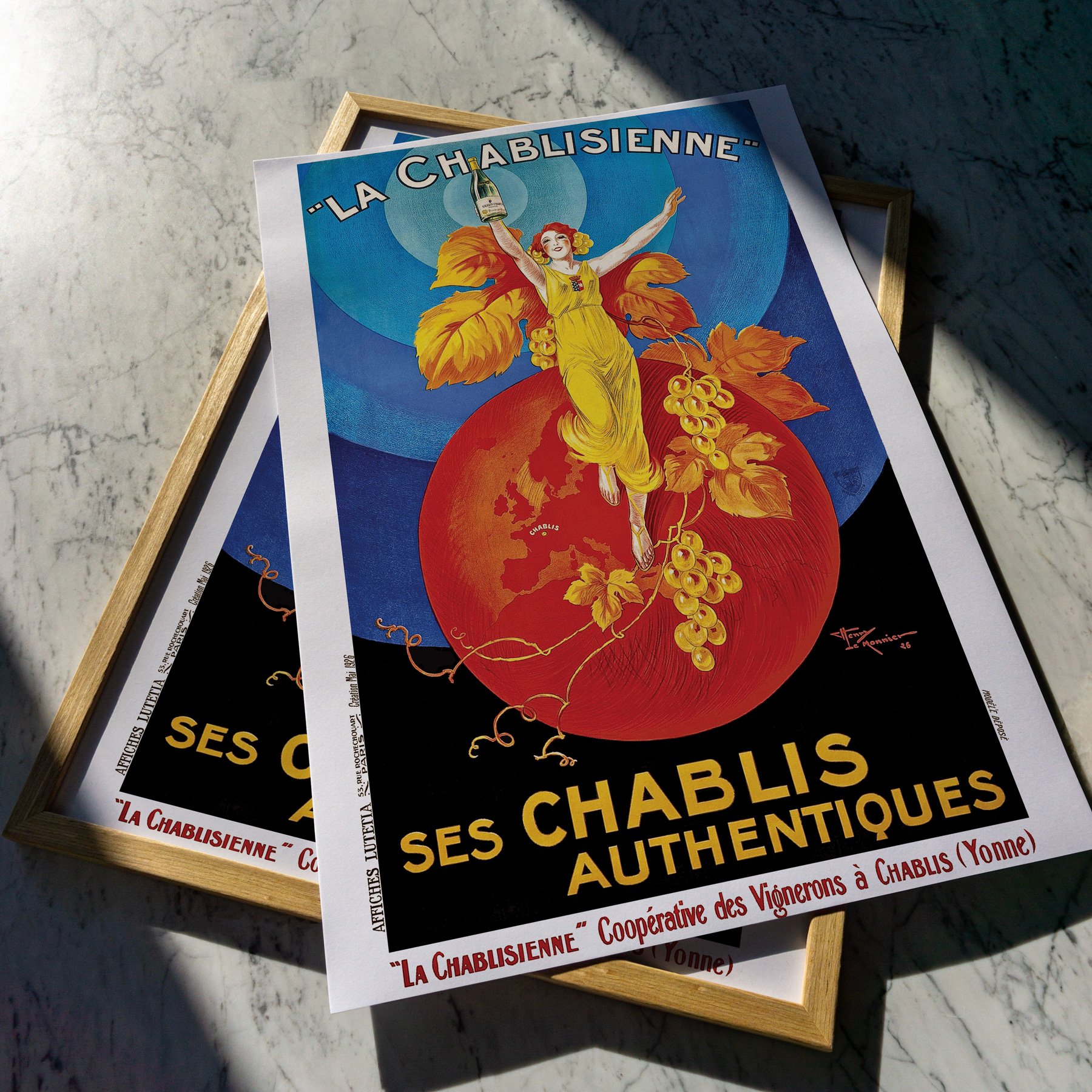 TAI MAPPEMONDE Rouq - POSTER HQ 40x60cm d'une AFFICHE VINTAGE TAI MAPPEMONDE Rouq - POSTER HQ 40x60cm d'une AFFICHE VINTAGE