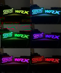 Image 5 of RGB / RGB Flowing Front Grille WRX / STI Emblems