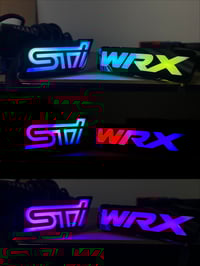 Image 4 of RGB / RGB Flowing Front Grille WRX / STI Emblems