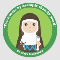 Image 5 of Saint Mary MacKillop Keyring Craft Activity Set