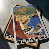 Image 1 of Villefranche sur Mer | Roger Broders - 1929 | Travel Poster | Vintage Poster