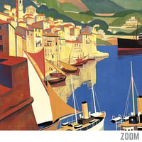 Image 2 of Villefranche sur Mer | Roger Broders - 1929 | Travel Poster | Vintage Poster