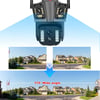 16MP 8K PTZ Security Camera - IPC360 Home App, 4 Lenses, 10X Zoom, WiFi, Two-Way Audio