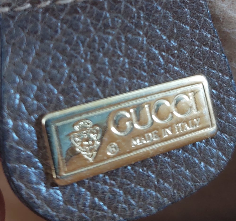 Image of Vintage Gucci brown GG monogram clutch / bag