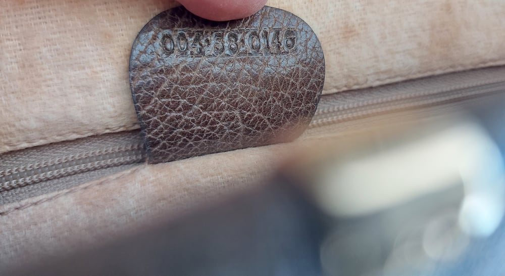 Image of Vintage Gucci brown GG monogram clutch / bag