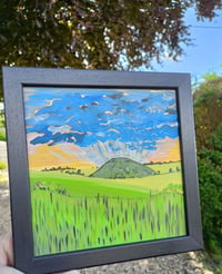 Image 1 of Silbury Hill on canvas