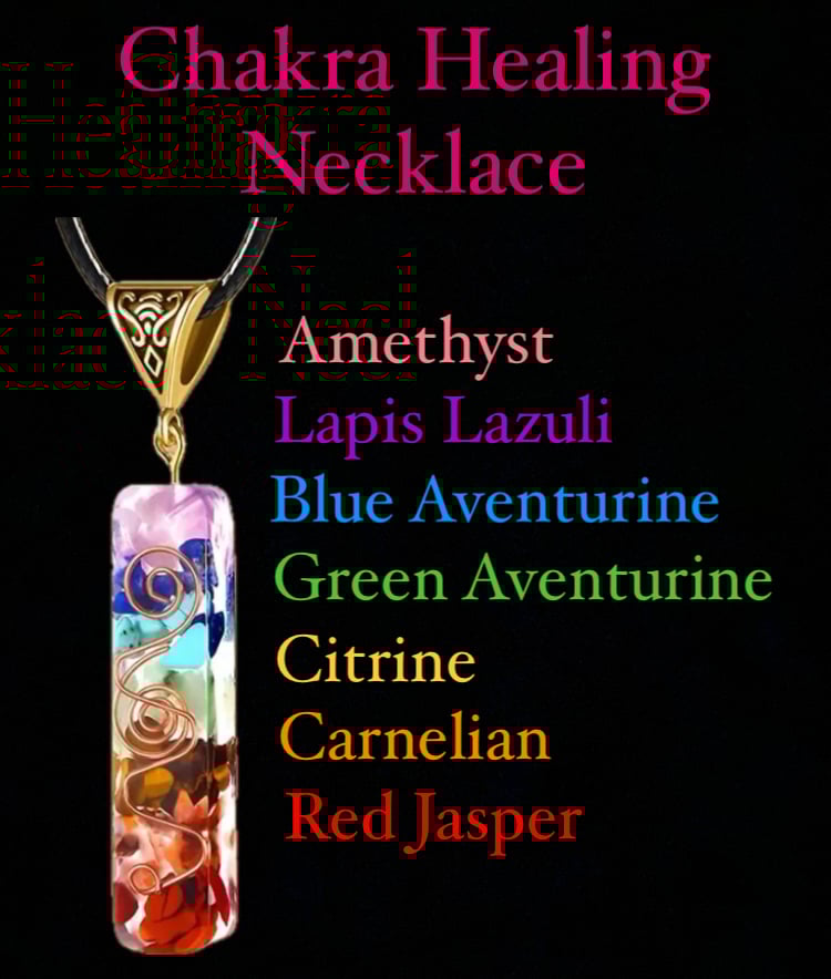 Image of Colorful Chakra Pendant Necklace