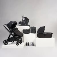 Image 1 of Bababing Raffi Travel System (Gloss Black) + FREE Isofix Base - SAVE £357 NOW