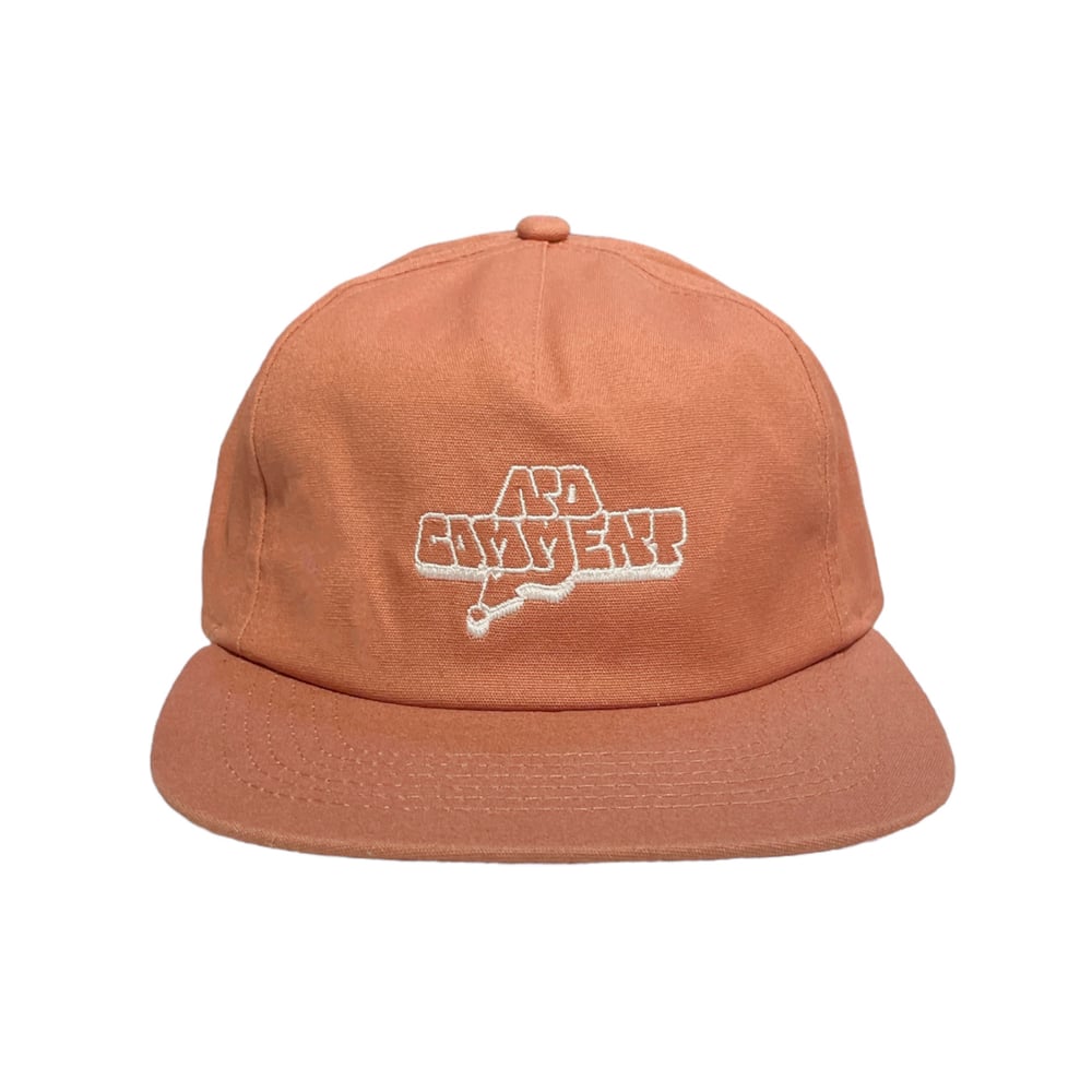 MÁGICO - "No Comment" Unstructured 5 Panel Cap (Terracotta)