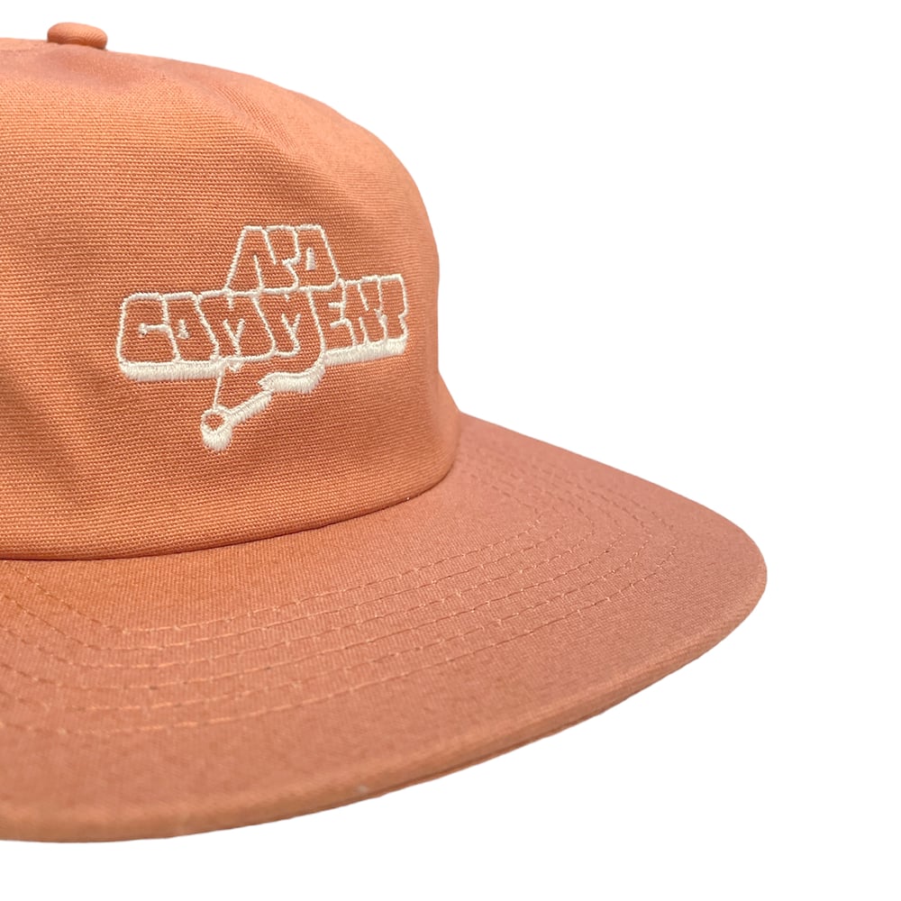 MÁGICO - "No Comment" Unstructured 5 Panel Cap (Terracotta)