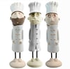 Handmade Ceramic Male Chef Figurine | Three Variations
