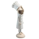 Handmade Ceramic Male Chef Figurine | Three Variations