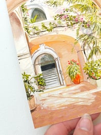 Image 3 of COURTYARD POSITANO - GICLÉE PRINT