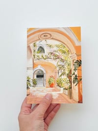 Image 2 of COURTYARD POSITANO - GICLÉE PRINT