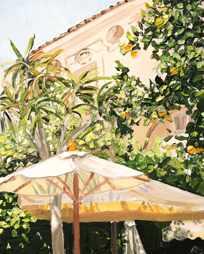 Image of PARASOLS AL PALAZZO - GICLÉE PRINT