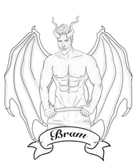 Image 16 of B&W Sketch Character Commission
