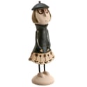 Handmade Ceramic Quirky Couple Figurines | Black