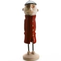Handmade Ceramic Quirky Couple Figurines | Red