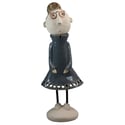 Handmade Ceramic Mature Woman with Bun | Various Colours