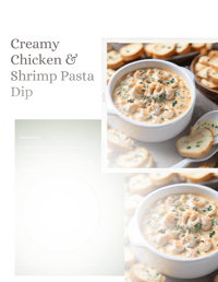 Creamy Chicken & Shrimp Pasta Dip