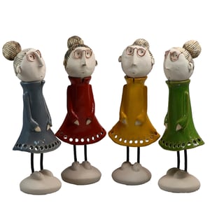 Image of Mature Woman with Hair in a Bun | Various Colours
