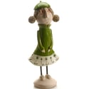 Handmade Ceramic Woman with Rounded Bunches | Various Colours