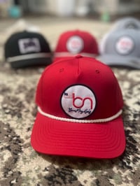 Image 2 of Bones Nay Golf American Flag Logo Patch Hat
