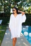 White Applique Kaftan