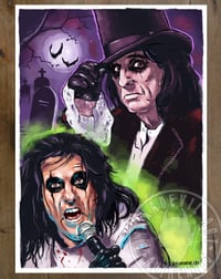 Alice Cooper 9x12" and 5x7" Art Prints
