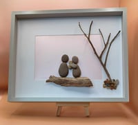 PEBBLE PARENTS HOLDING BABY IN WOODLAND SCENE ***FREE UK POSTAGE ***