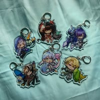 Image 4 of Honkai Star Rail Pokemon Acrylic Keychain