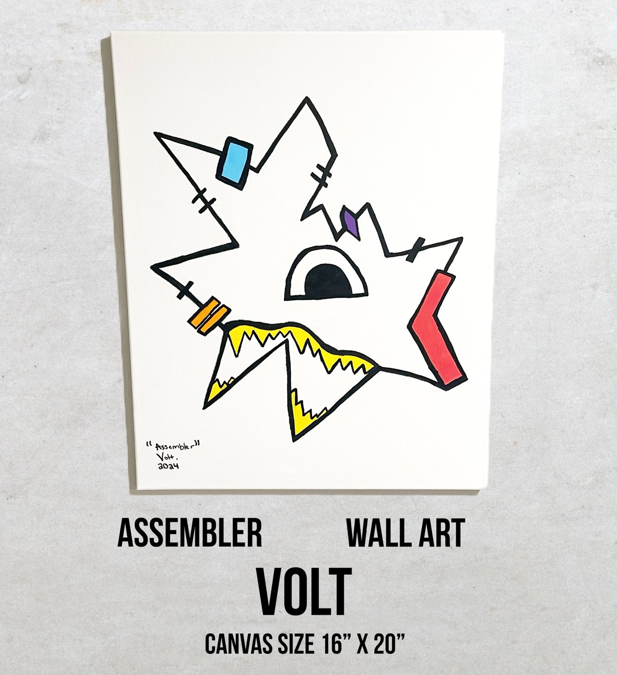 Image of Assembler Wall Art  Volt