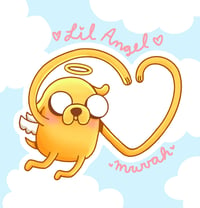 Image 1 of Jake the Angel Sticker