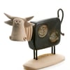 Handmade Ceramic Large Cow Statue | Four Colours