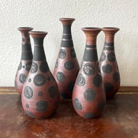 Image 1 of 6" dot vases