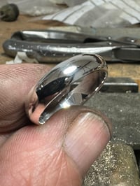 Image 2 of Bespoke Solid Silver Wedding Band