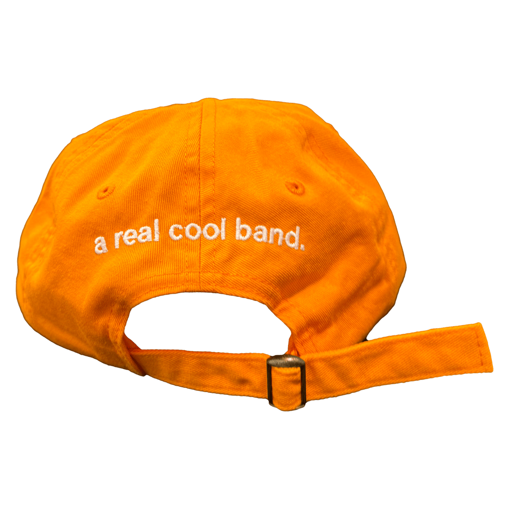 Orange Real Cool Band Dad Hat