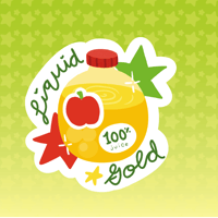 Image 2 of Apple Juice Sticker 