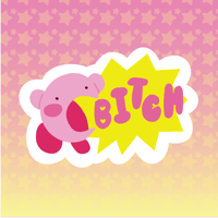 Kirby B*tch Sticker 