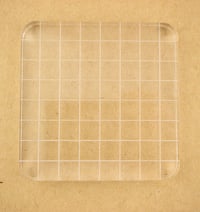 Image 2 of Clear Acrylic Stamp Mounting Block (3"x3")