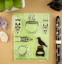 Image 1 of "The Unfamiliars" - 3"x4" Clear Stamp Set (6 stamp designs)