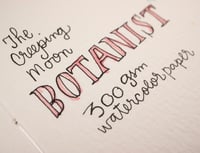 Image 7 of The Botanist Hardcover Cloth Sketchbook by Creeping Moon (B6, 300gsm, Watercolor Paper)