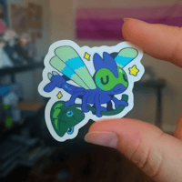 Image 2 of Buggy on Leaf Sticker