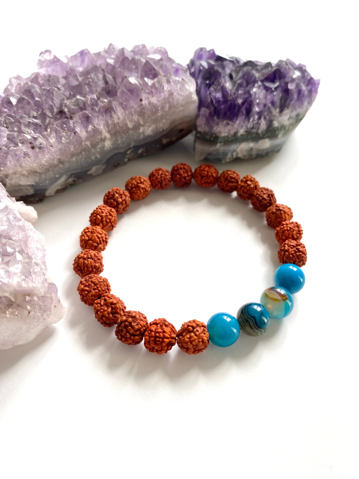 Image of Blue Agate Wrist Mala