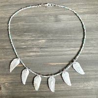 Image 3 of Shell Feather Necklace