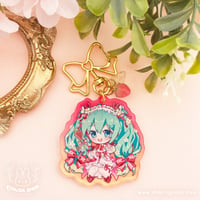 Image 2 of Strawberry Hatsune Miku Charm