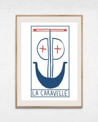 Image 1 of Sérigraphie "La Caravelle"