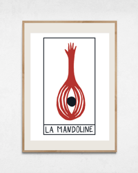 Image 1 of Sérigraphie "La Mandoline"