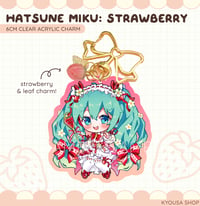 Image 1 of Strawberry Hatsune Miku Charm