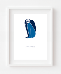 Image 1 of PRINT "L'Homme aux Jumelles"